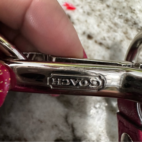 Coach Madison Leather Lindsey Satchel Shoulder/Crossbody Pink - Picture 4 of 9